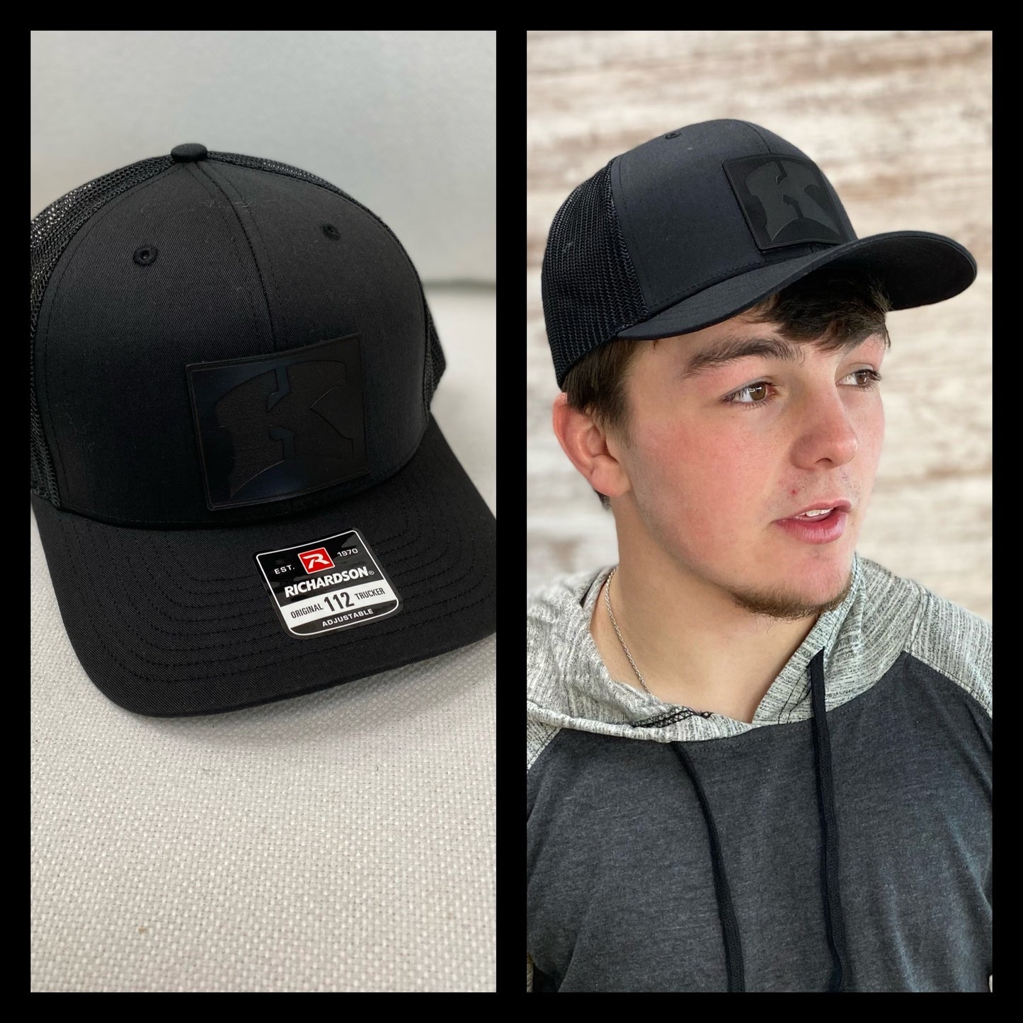 Richardson Leather Patch Trucker Hat ~ Various Schools