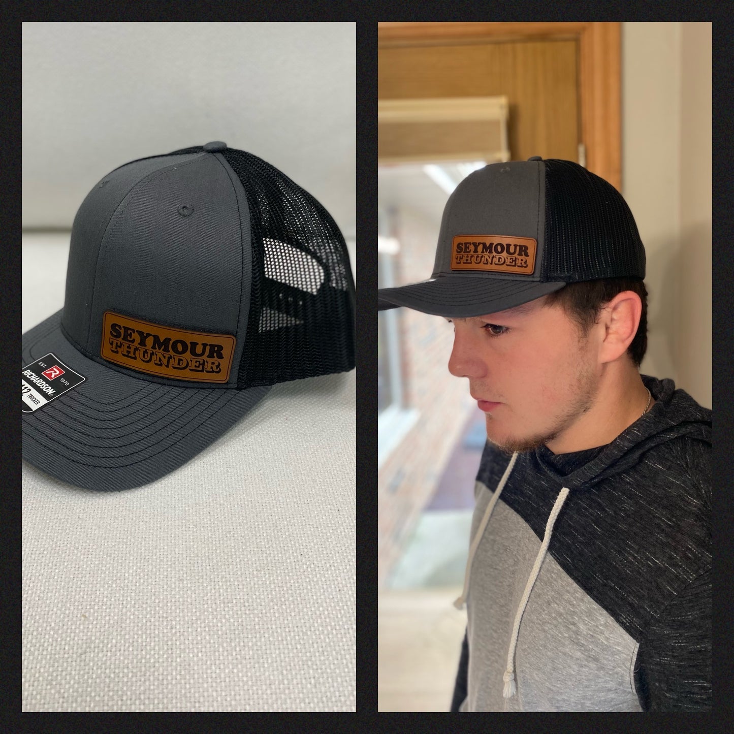 Richardson Leather Patch Trucker Hat ~ Various Schools