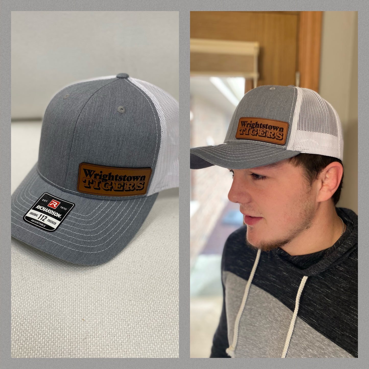Richardson Leather Patch Trucker Hat ~ Various Schools