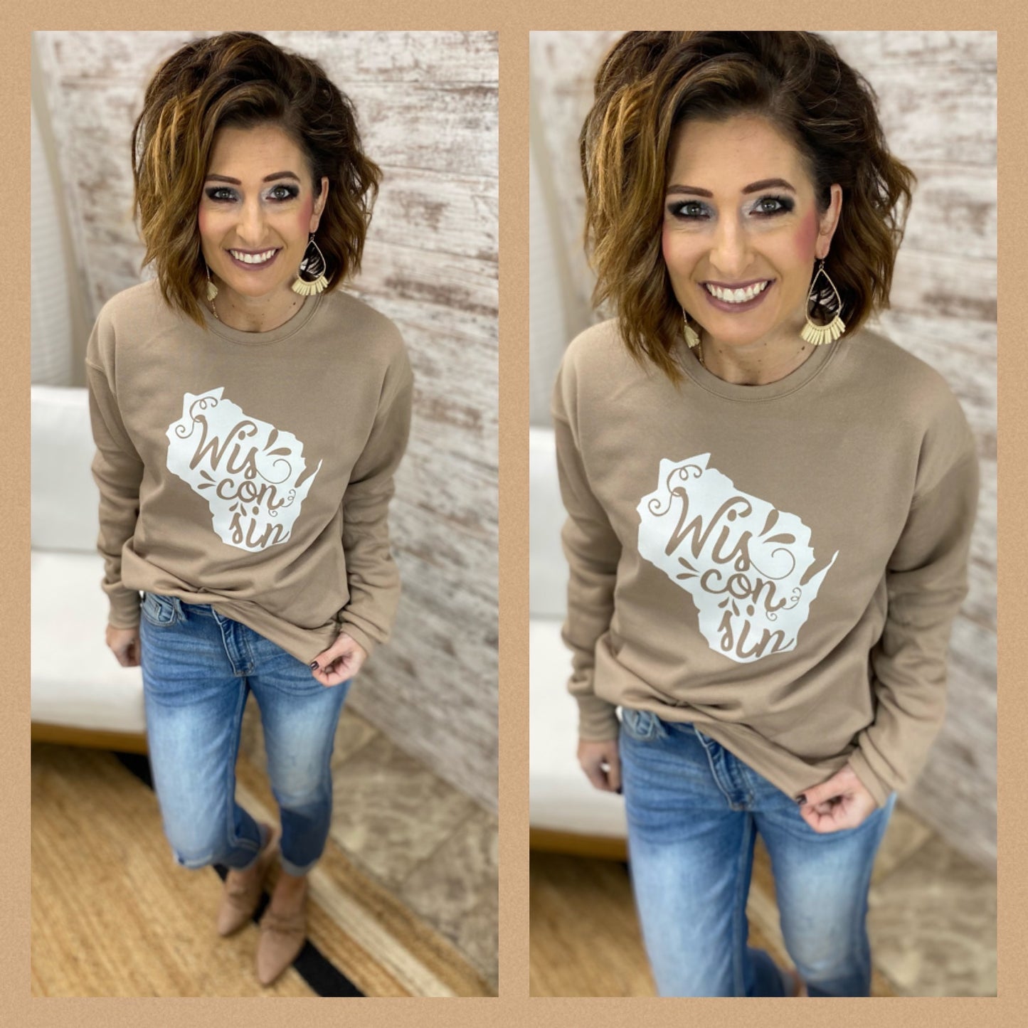 Wisconsin Swirl Crewneck **Final Sale**