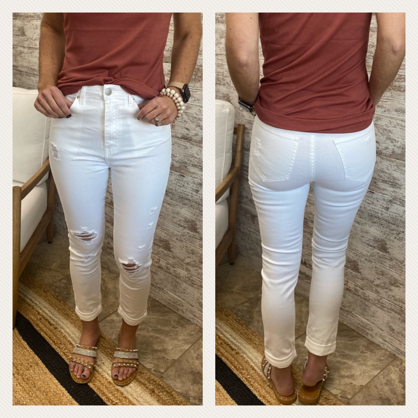RISEN DISTRESSED RELAXED FIT SKINNY