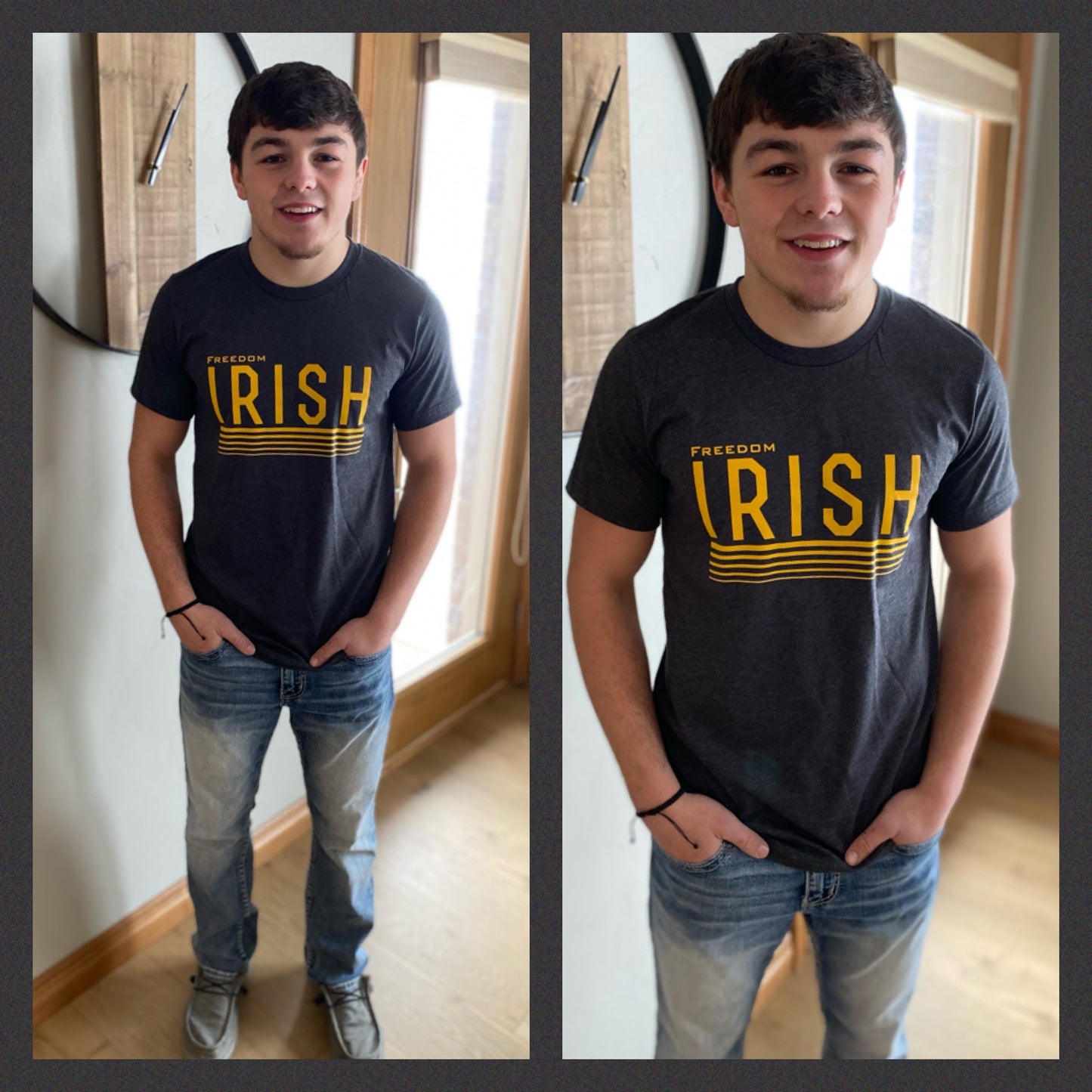 Freedom Irish Charcoal Tee