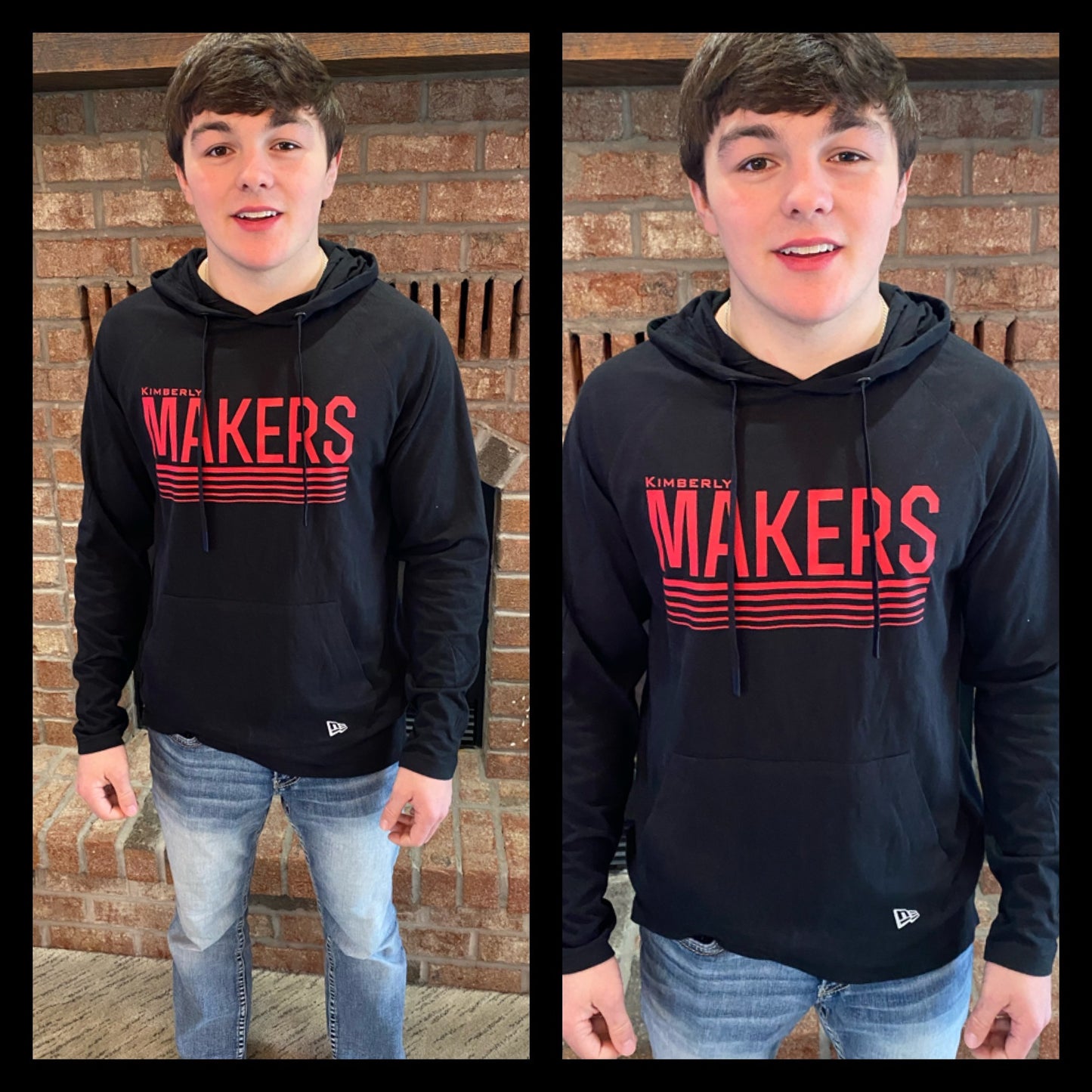 New Era Tri Blend Hoodie ~ West Depere and Kimberly