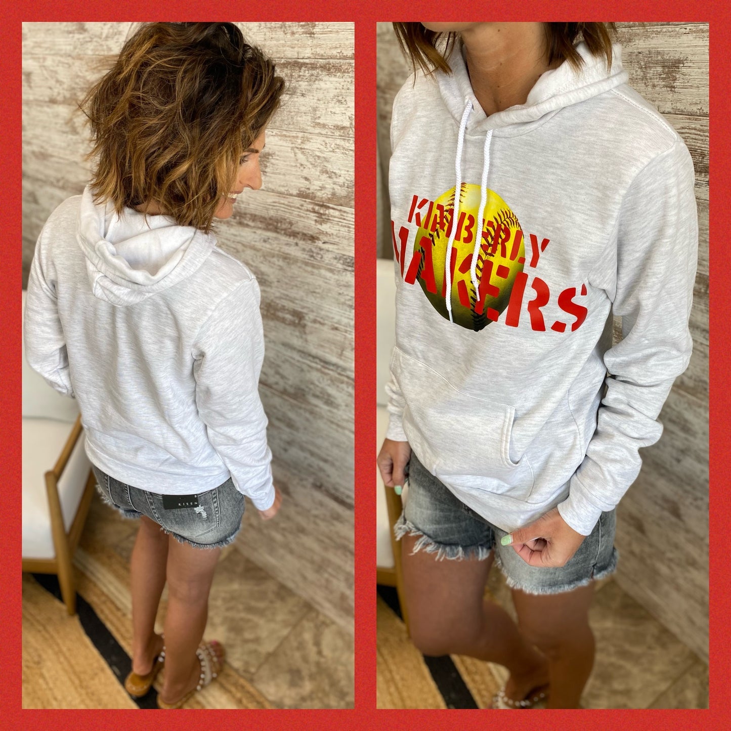 Kimberly Makers Baseball/Softball Bella Hoodie
