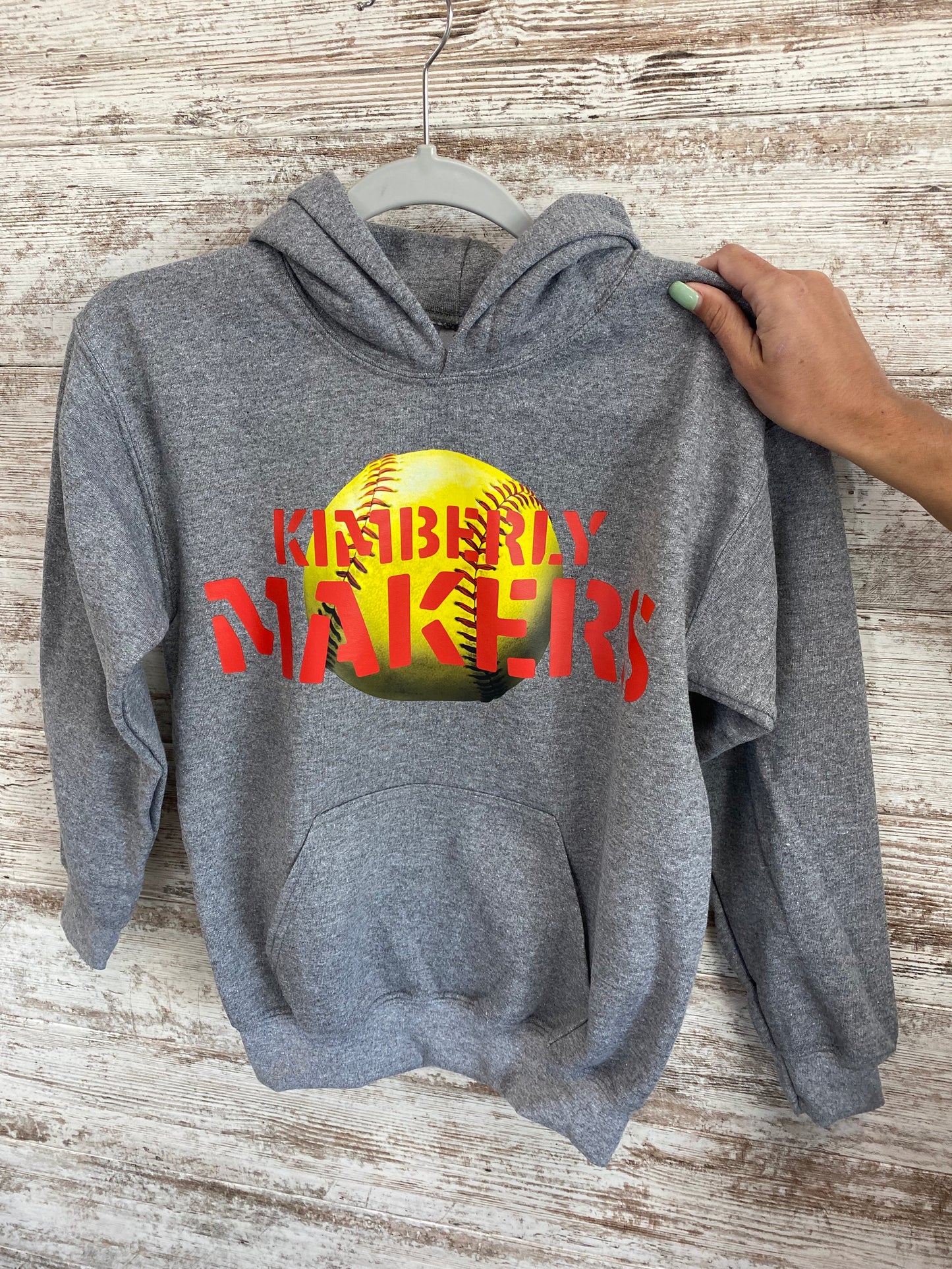 Kimberly Makers Baseball/Softball Youth Hoodie