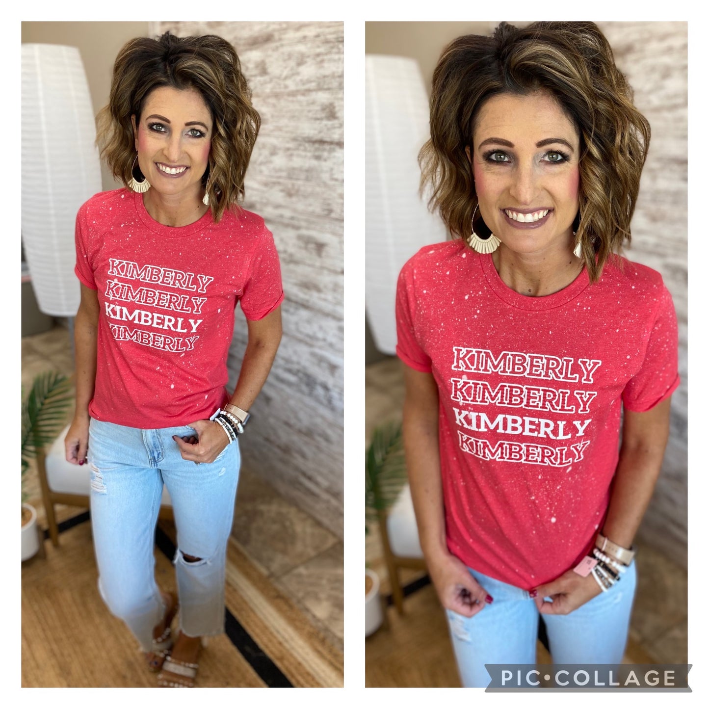 Kimberly Bleach Tee **Made to Order
