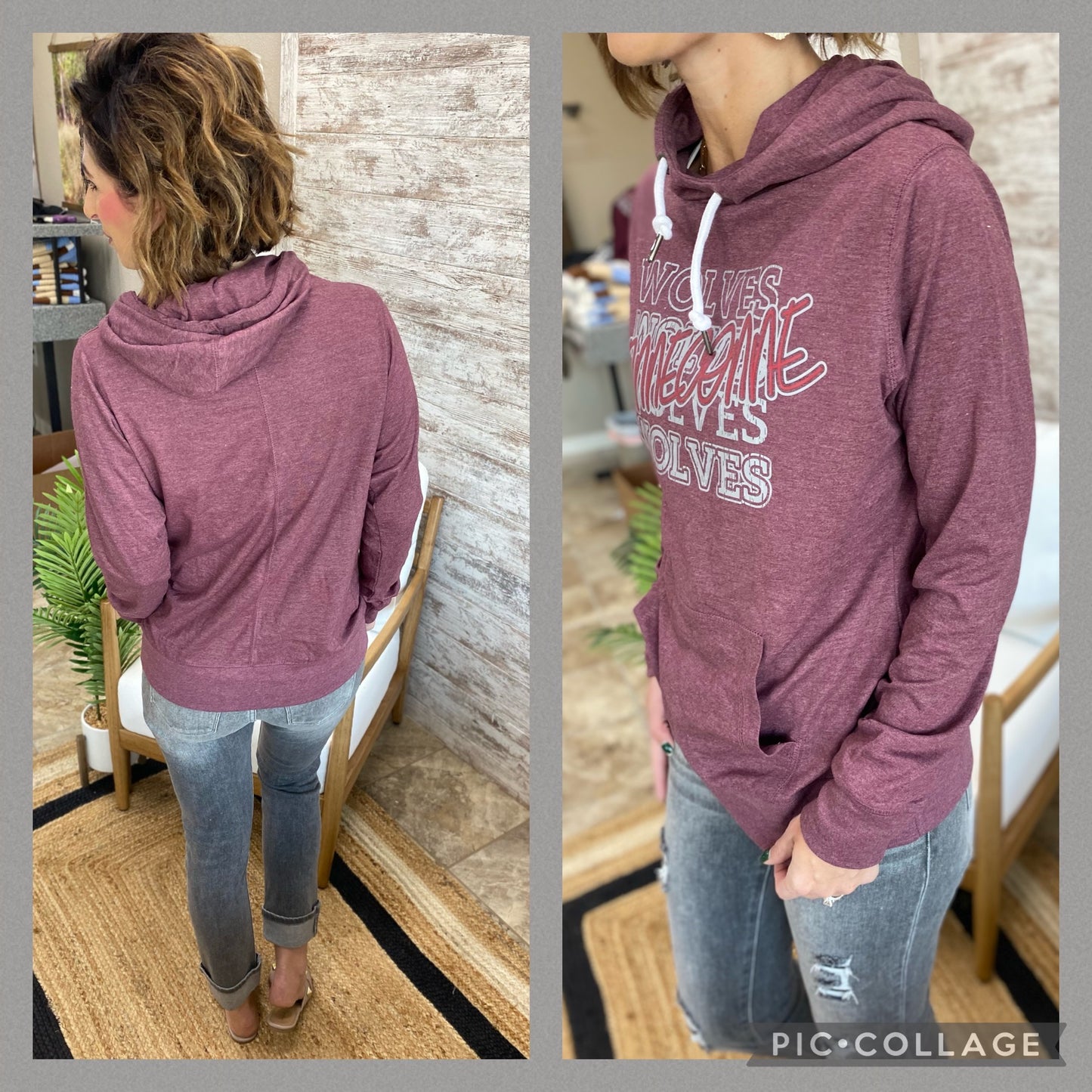 Winneconne Wolves Tee Shirt Hoodie