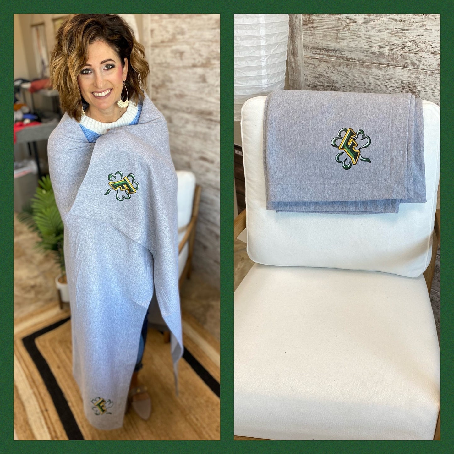 Gildan Heavy Blend Fleece Stadium Blanket