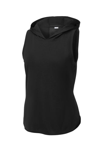 Sport-TekWomen's PosiCharge Tri-Blend Wicking Draft Hoodie Tank