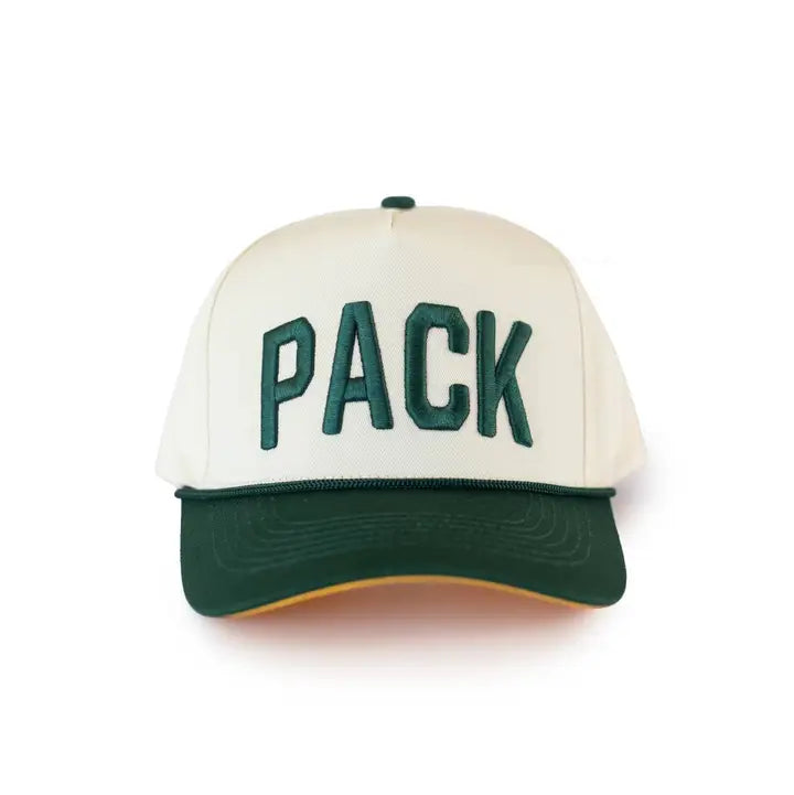 Pack - Green Bay Packers Trucker Hat Green, Yellow, & Cream