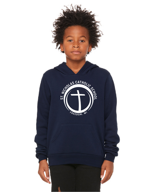 St. Nick's Bella Canvas Sponge Hoodie~ Youth~ 2 colors