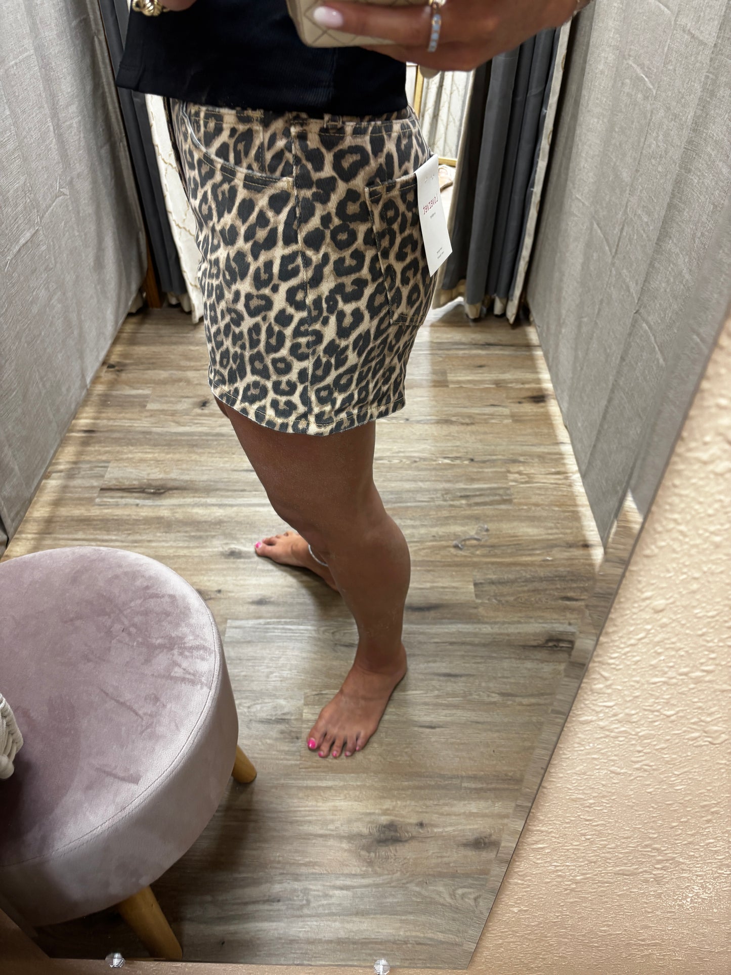 Lovervet Leopard High Rise Shorts LV2223