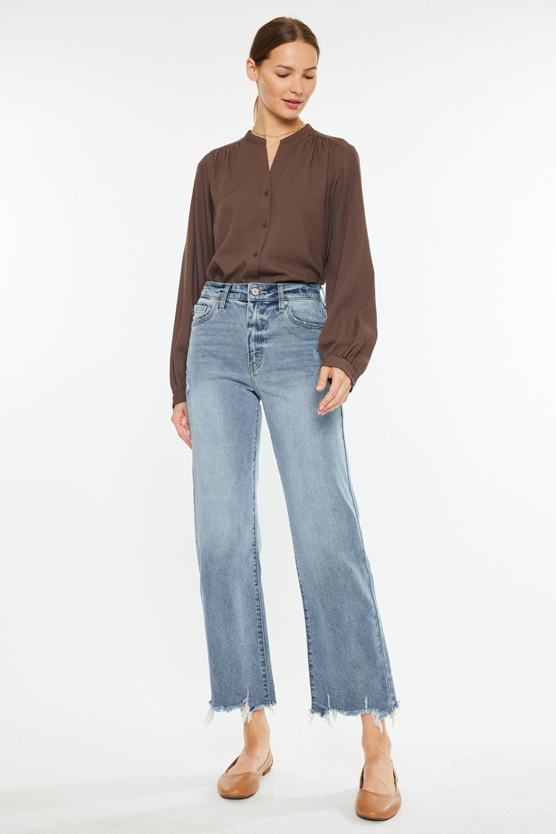 Kancan High Rise Slim Wide Leg KC2565L