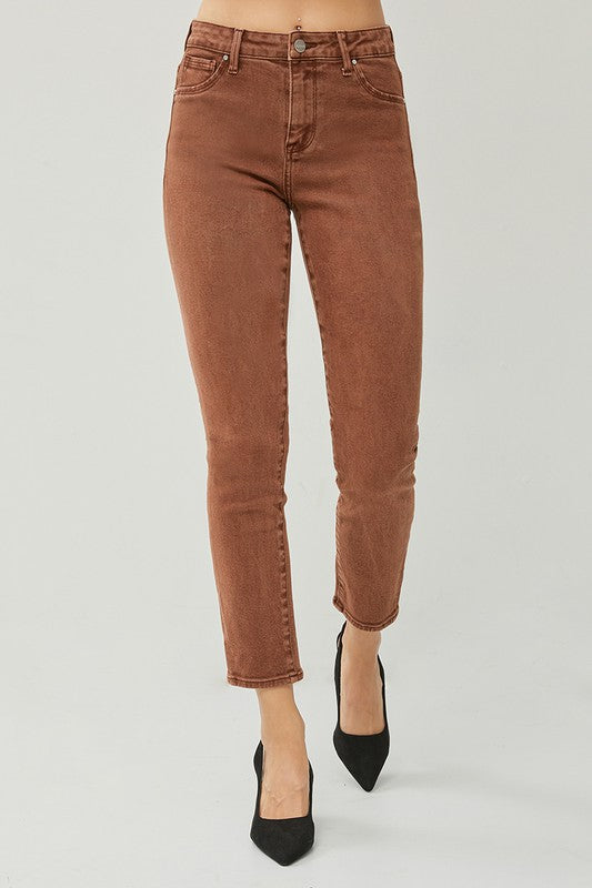 Risen Espresso Skinny Pants RDP5588