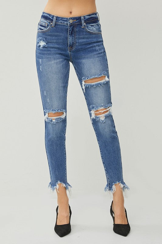 Risen Distressed Skinny Jeans RDP5689