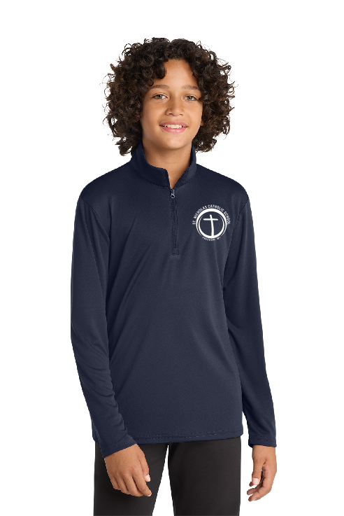 St. Nick's Sport-Tek PosiCharge Competitor™ 1/4-Zip Pullover ~ Youth ~ 2 Colors