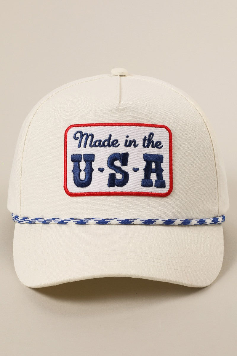 Made In the USA Patch Hat