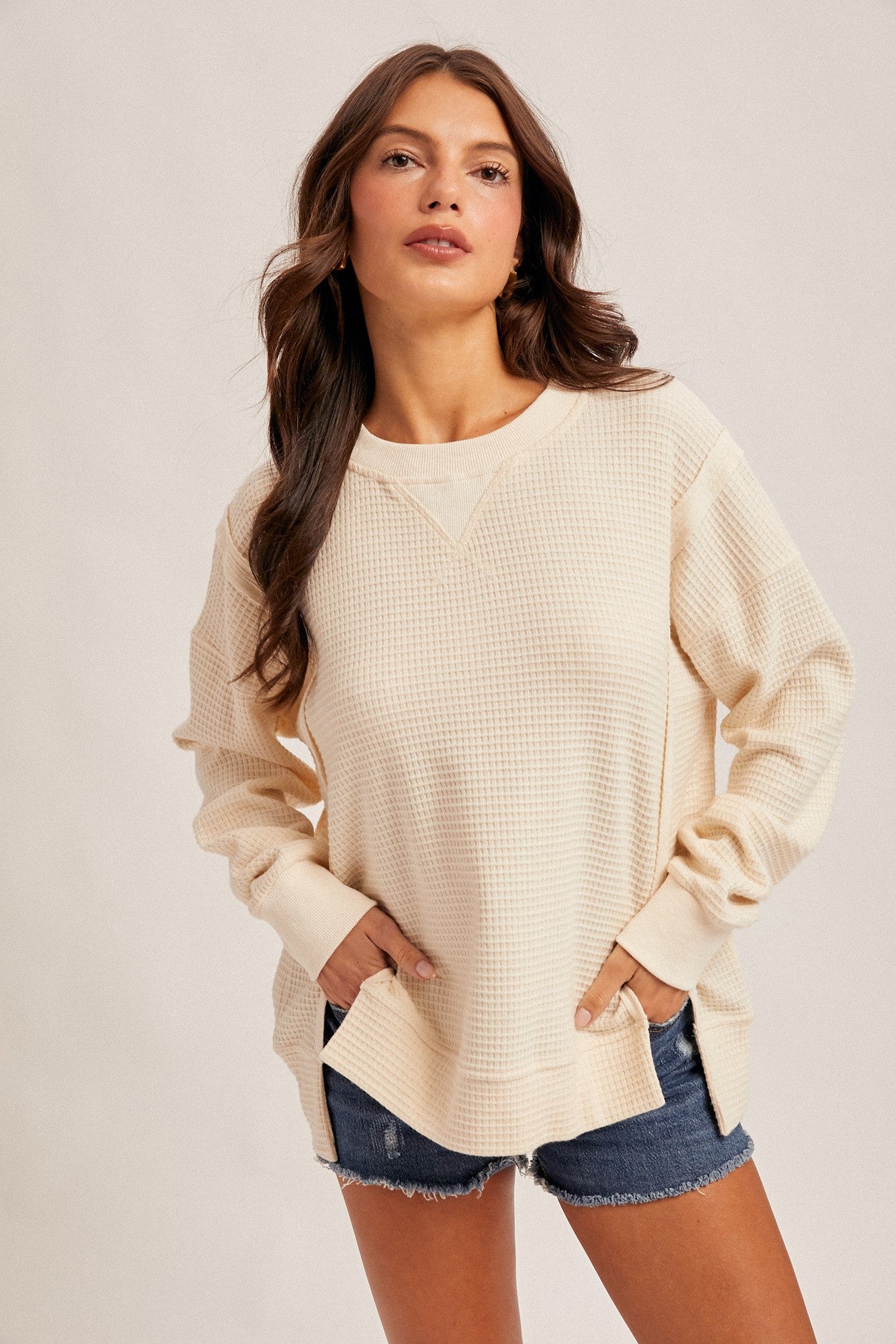 Brushed Thermal Pullover ~ 4 Colors