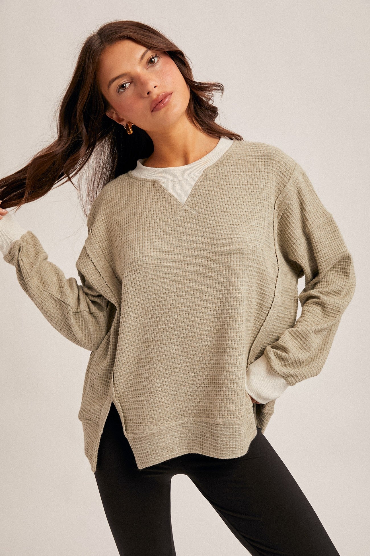 Brushed Thermal Pullover ~ 4 Colors