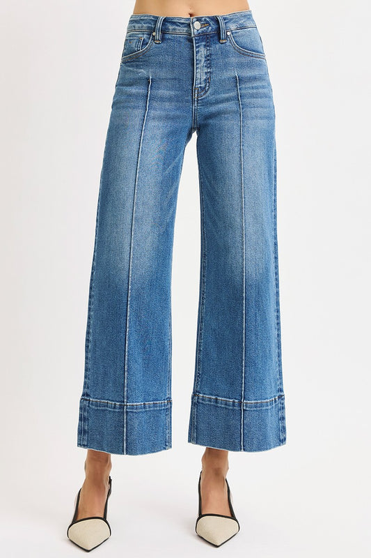 Risen Mid Rise Pintuck Jeans PWC21271