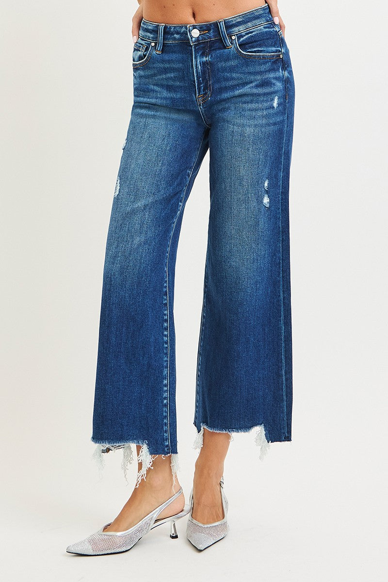 Risen High Rise Cropped Jean RDP5878