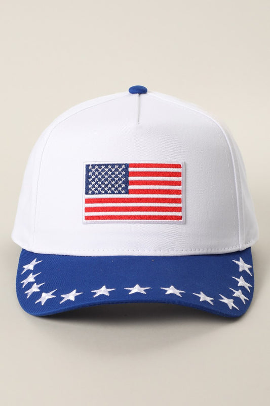 American Flag Patch Hat