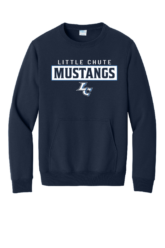 Little Chute Port & Company Kangaroo Pocket Crew ~ 2 Colors~ Youth & Unisex