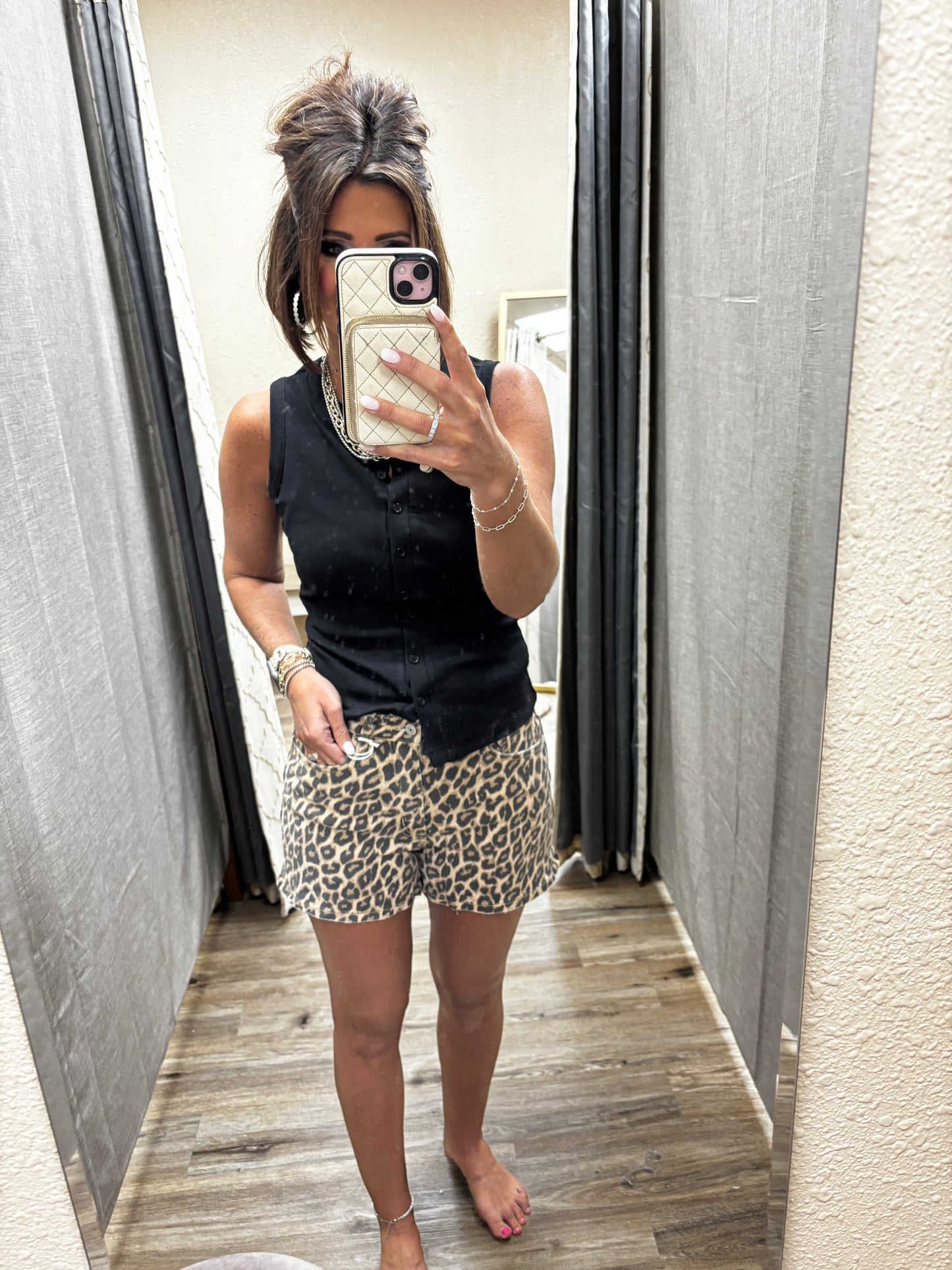Lovervet Leopard High Rise Shorts LV2223