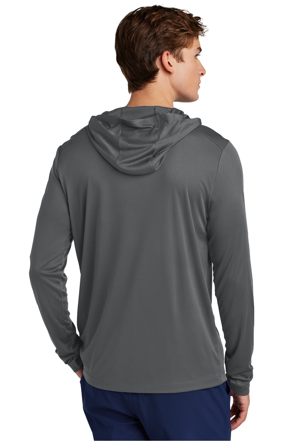 Little Chute Baseball Sport-Tek® Posi-UV® Pro Long Sleeve Smoke Grey Hoodie~ Youth/Men's