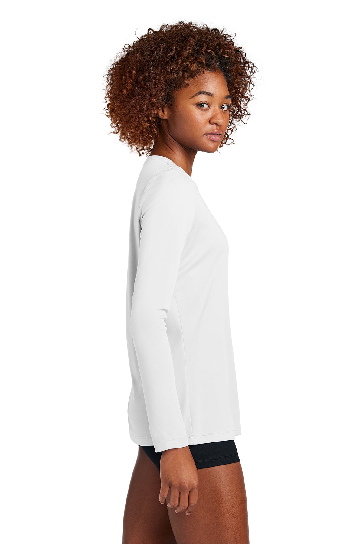 Little Chute Baseball Sport-Tek® Women's Posi-UV® Pro White Long Sleeve