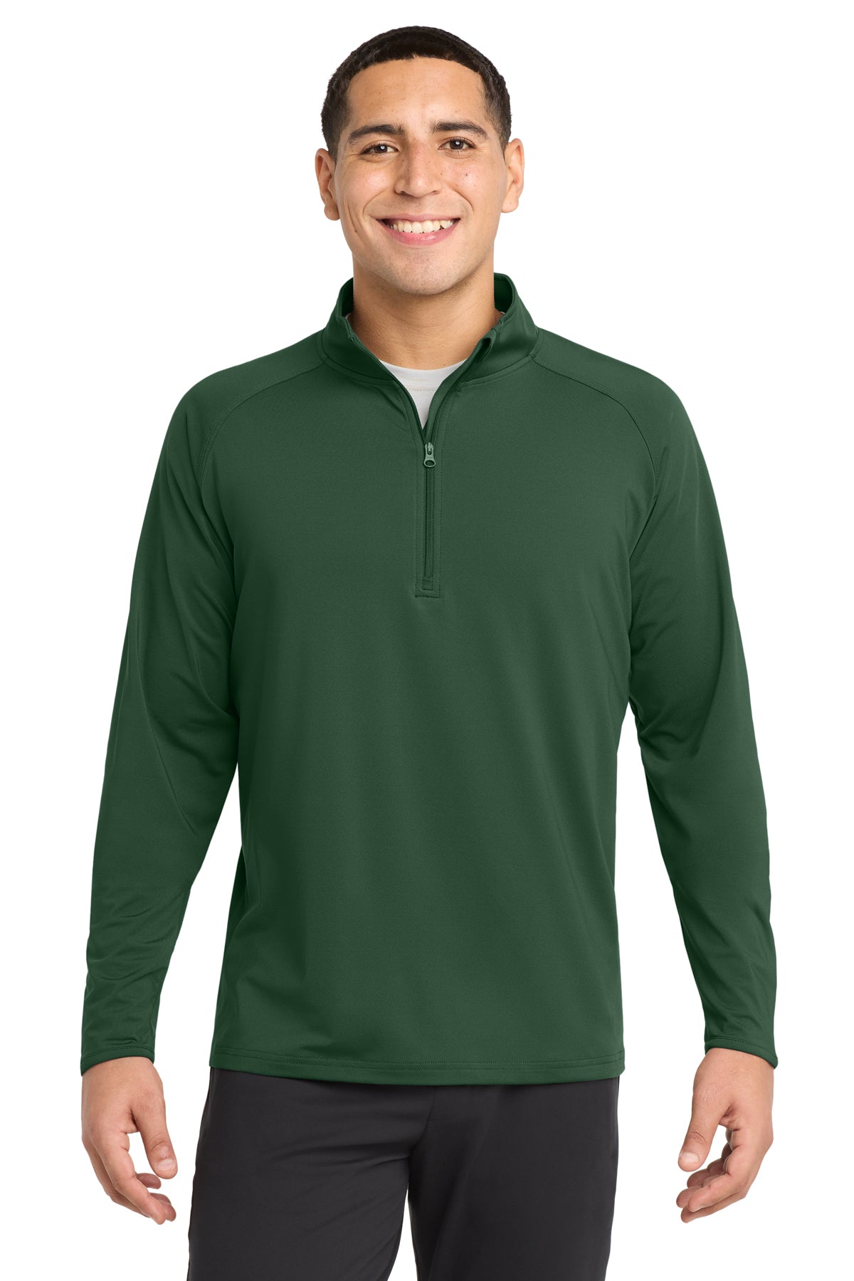 Freedom Irish Sport-Tek® Sport-Wick® Stretch 1/4-Zip Forest Pullover~ Men's