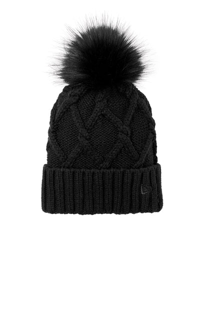 New Era Faux Fur Pom Beanie~ 2 Colors