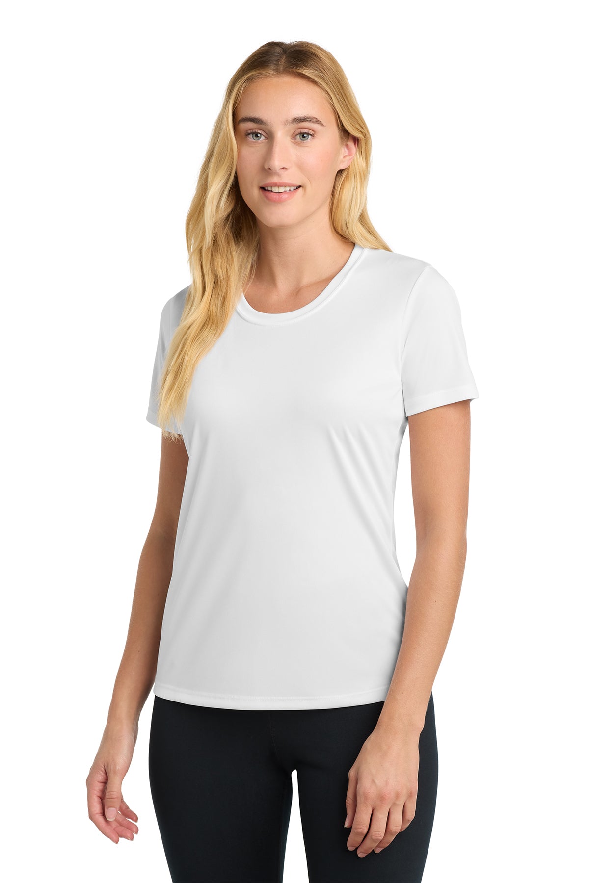 Little Chute Baseball Sport-Tek® Women's Posi-UV® Pro White Tee~
