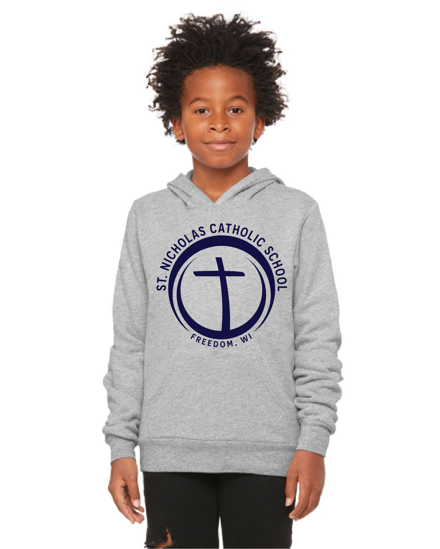 St. Nick's Bella Canvas Sponge Hoodie~ Youth~ 2 colors