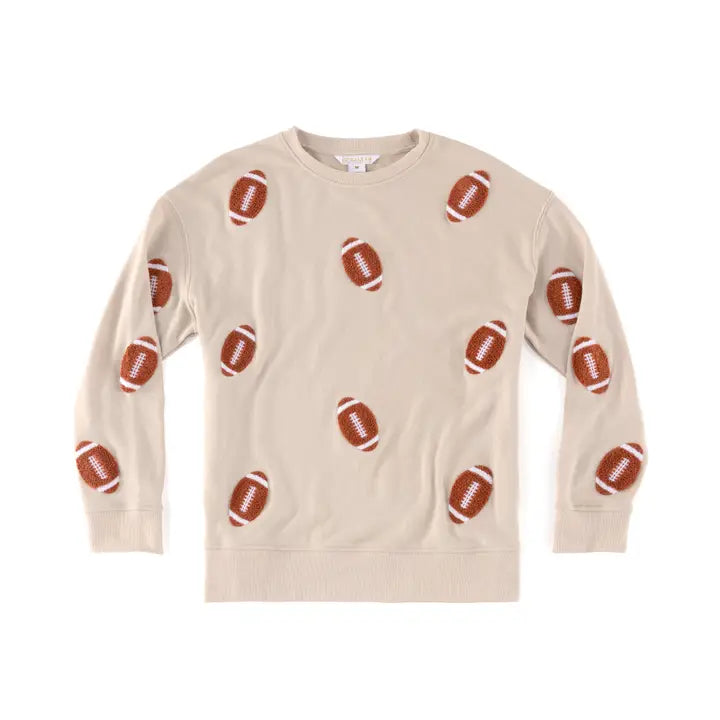 Tan Football Sweatshirt