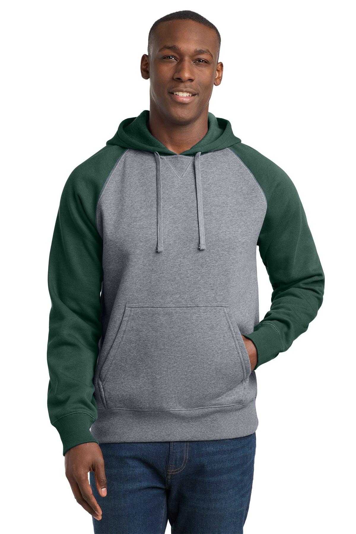 Freedom Irish Sport Tek Forest Colorblock Hoodie ~ Men's