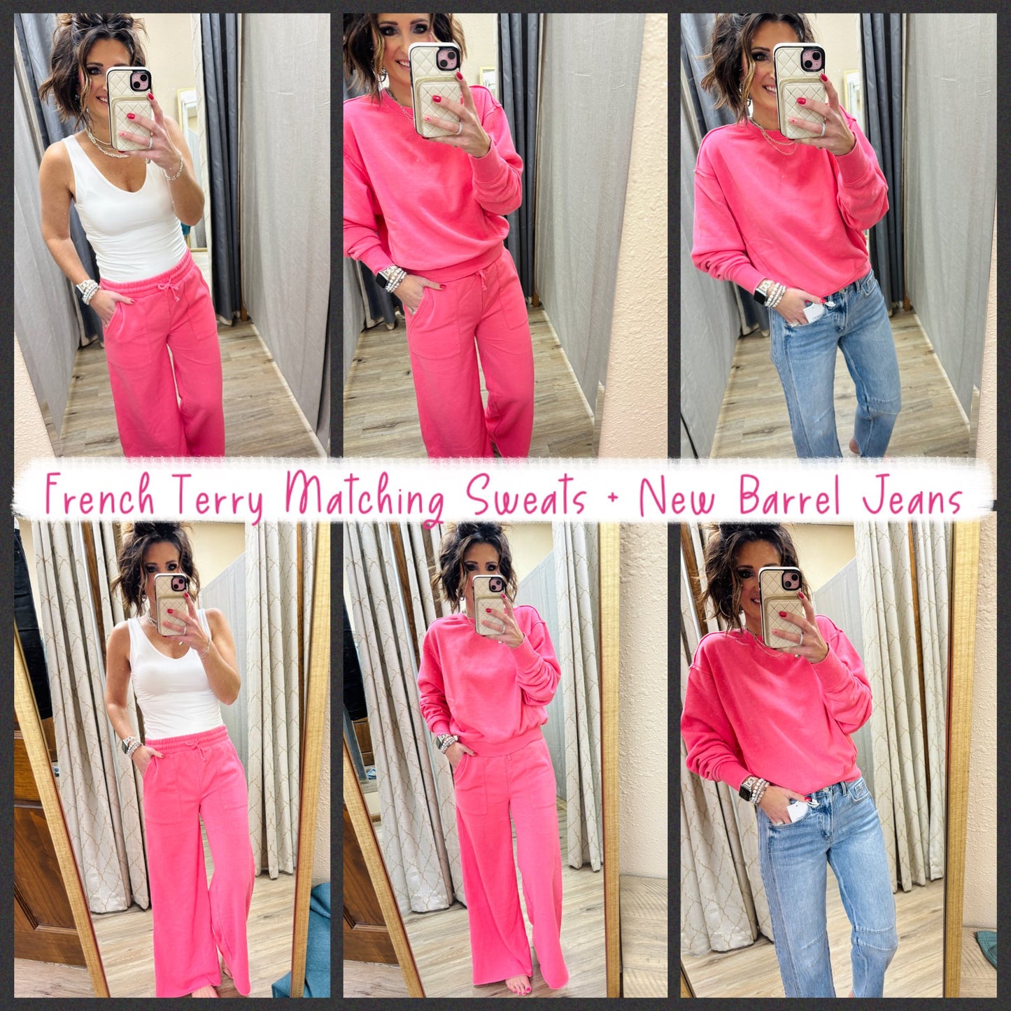 Taffy Pinkaw Edge Burnout Crew Neck