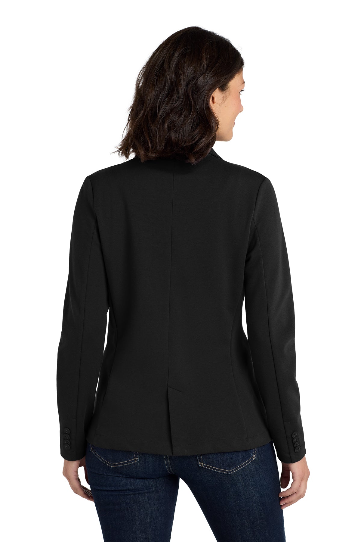 Port Authority® Women's Knit Black Blazer ~ Ladies