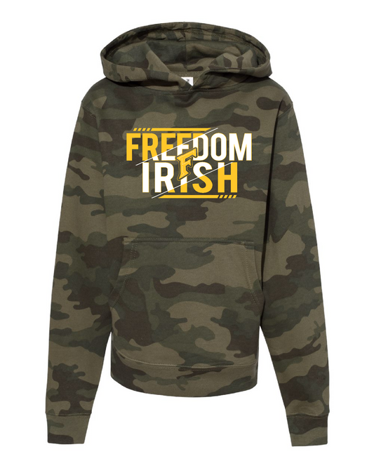 Freedom Irish Camo Independent Trading Hoodie ~ Unisex ~ 2 Styles