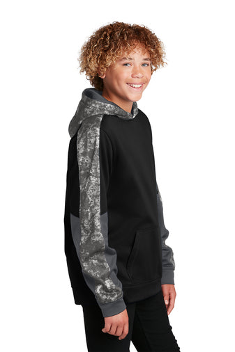 Freedom Irish Fishing Team Sport-Tek Sport-Wick Mineral Freeze Fleece Colorblock Hoodie~ YOUTH