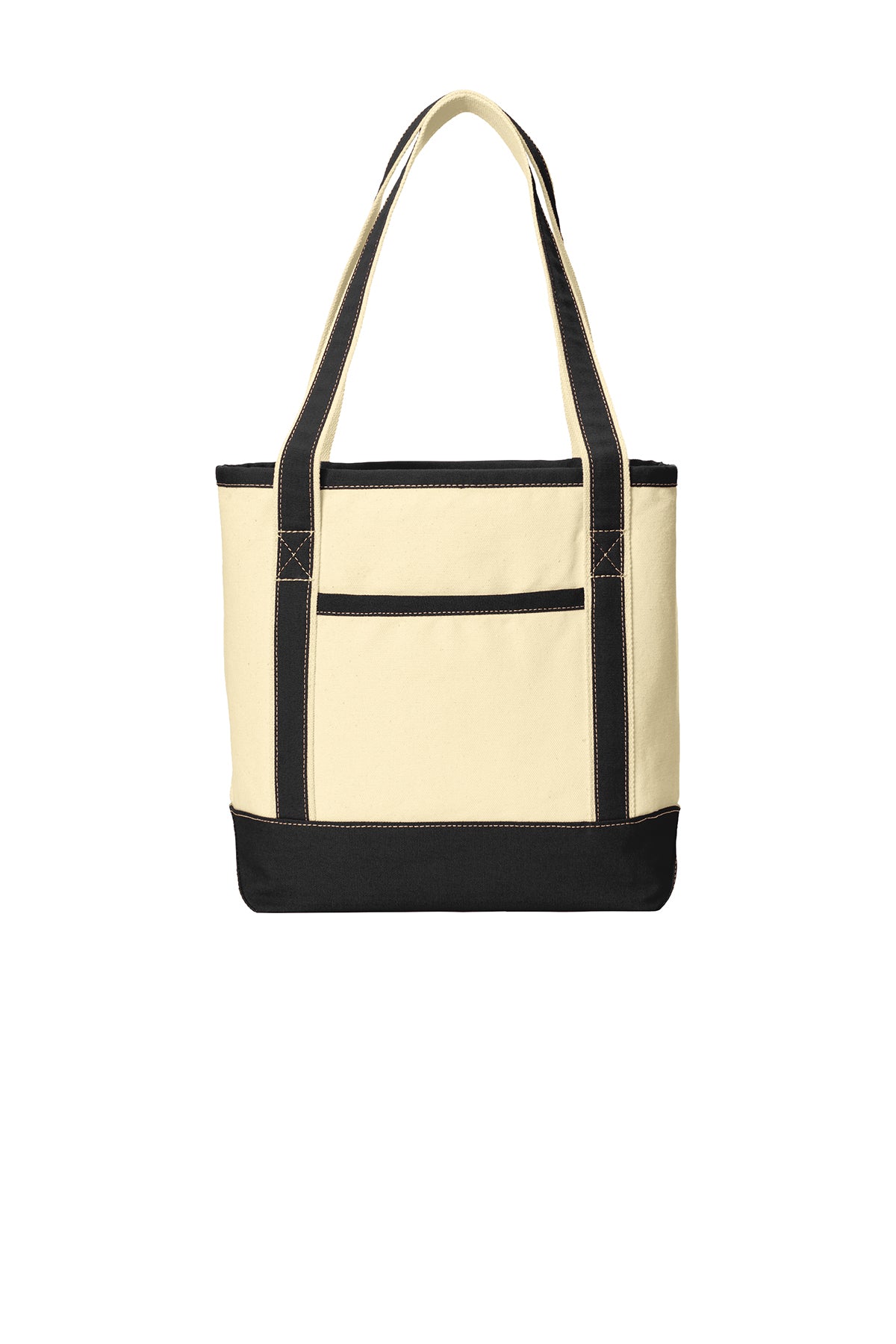 Port Authority® Medium Cotton Canvas Tote~ Black