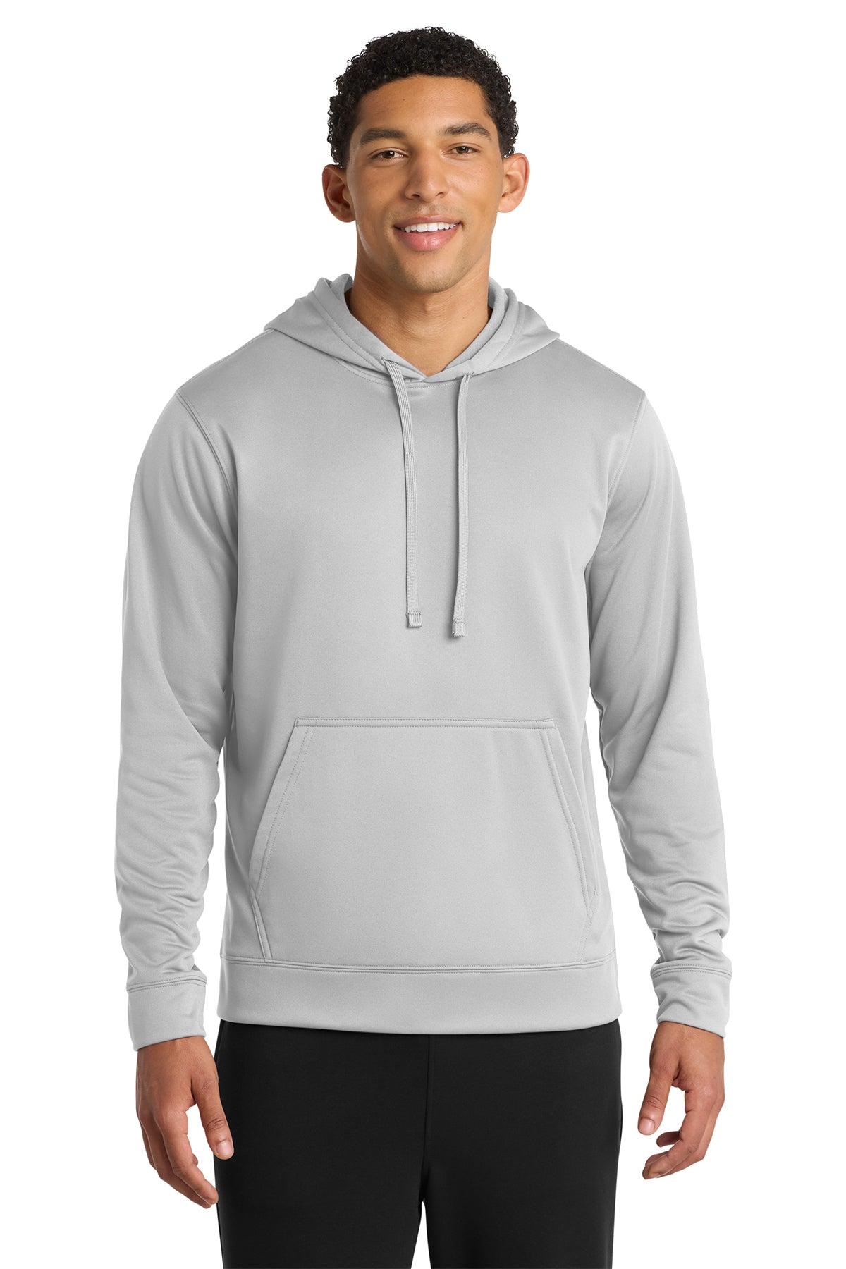 Xavier Hawks Football Silver Port & Company Performance Hoodie~ Youth and Adult