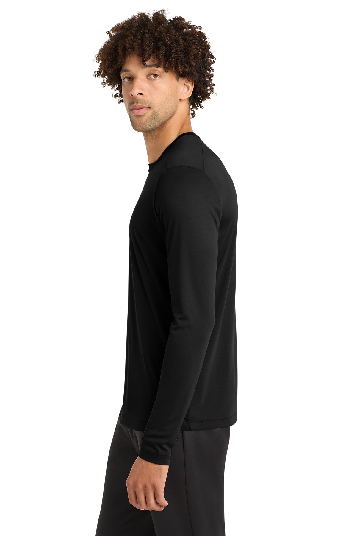 Kaukauna Baseball Men's Sport-Tek ® Posi-UV ® Pro Black Long Sleeve Tee~