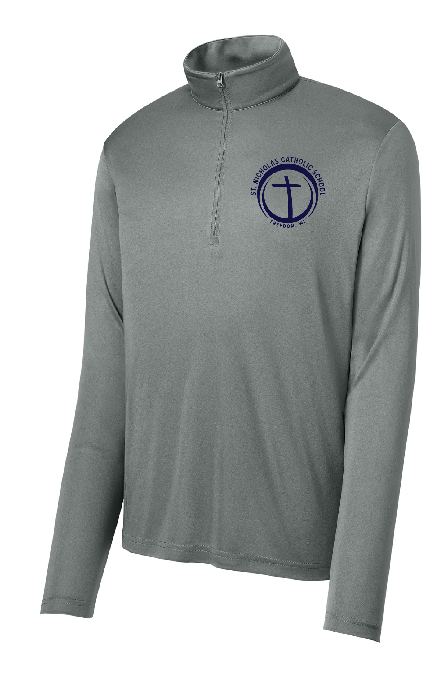St. Nick's Sport-Tek PosiCharge Competitor™ 1/4-Zip Graphite Pullover ~ Men's