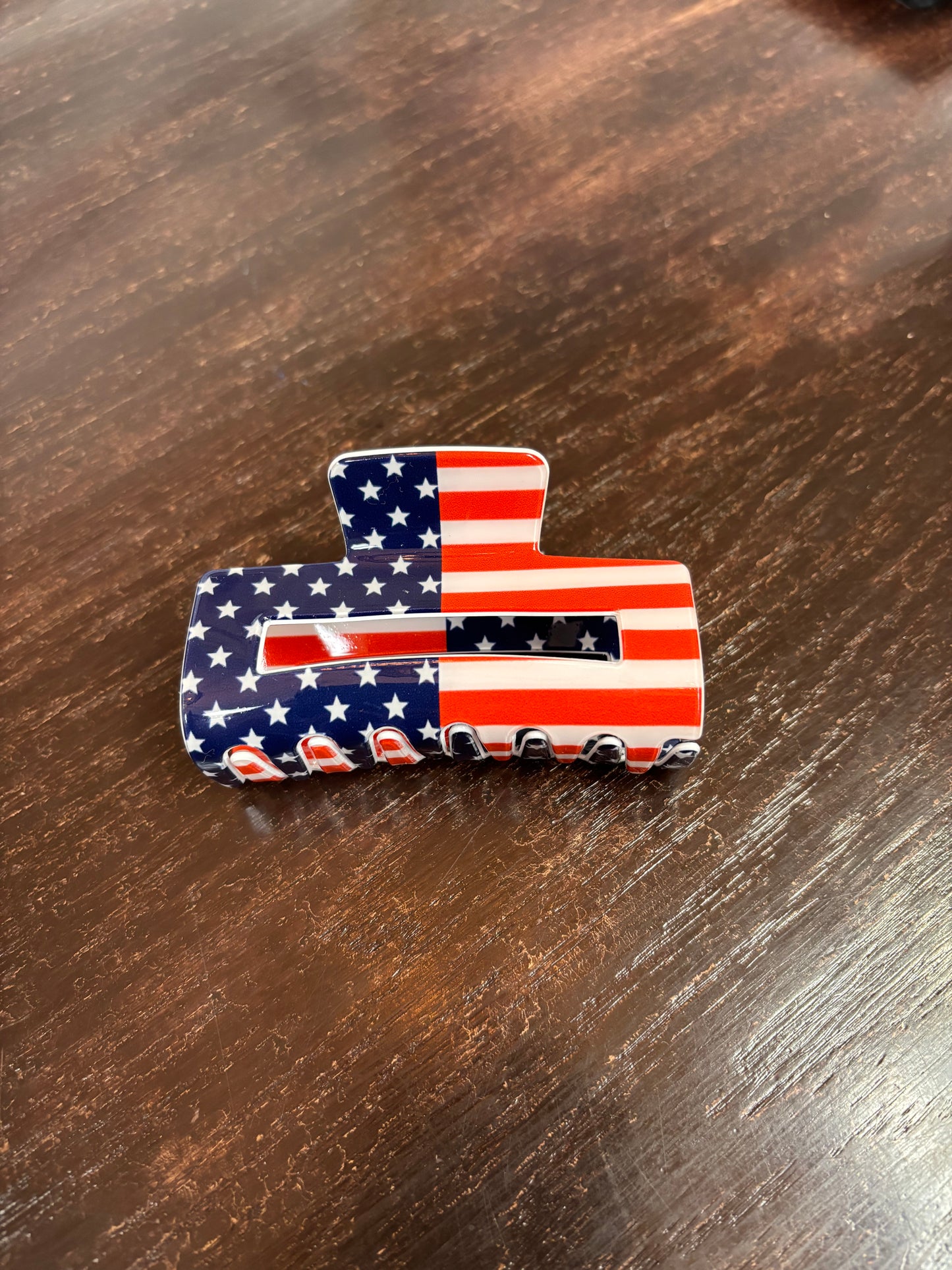 Medium American Flag Claw Clip **RESTOCKED**