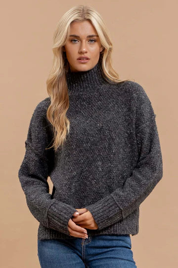 Turtleneck with Exposed Seam