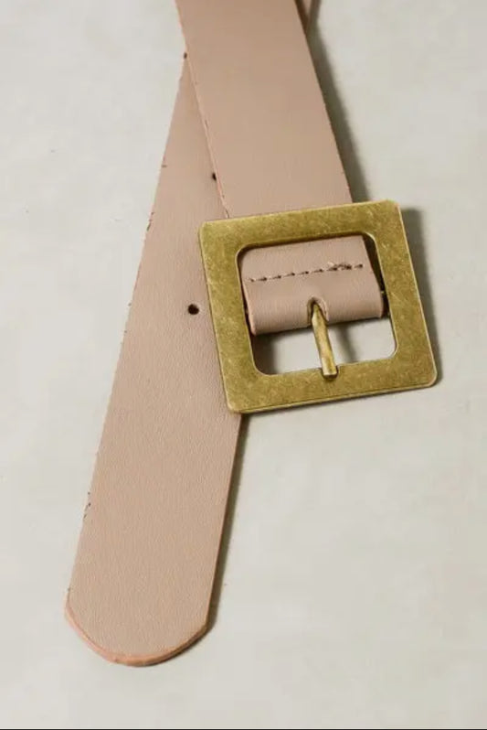 Taupe Classic Square Belt *Restocked*