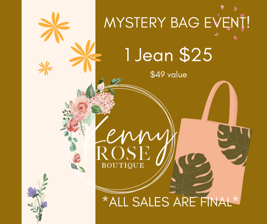Mystery Bag Event ~ 1 Pair of Jeans