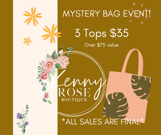 Mystery Bag Event ~ 3 TOPS