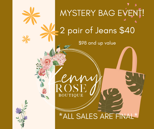 Mystery Bag Event ~ 2 Pair of Jeans